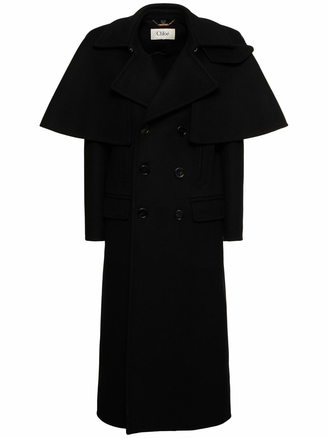 CHLOÉ Double Breast Wool Long Coat Chloe CHLOÉ Double Breast Wool Long Coat Chloe