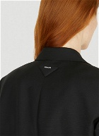 Logo Patch Suit Blazer in Black