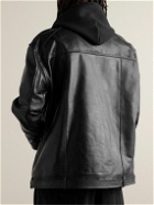 Rick Owens - Luke Stooges Leather Biker Jacket