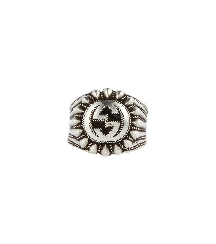 Photo: Gucci - Interlocking G sterling silver ring