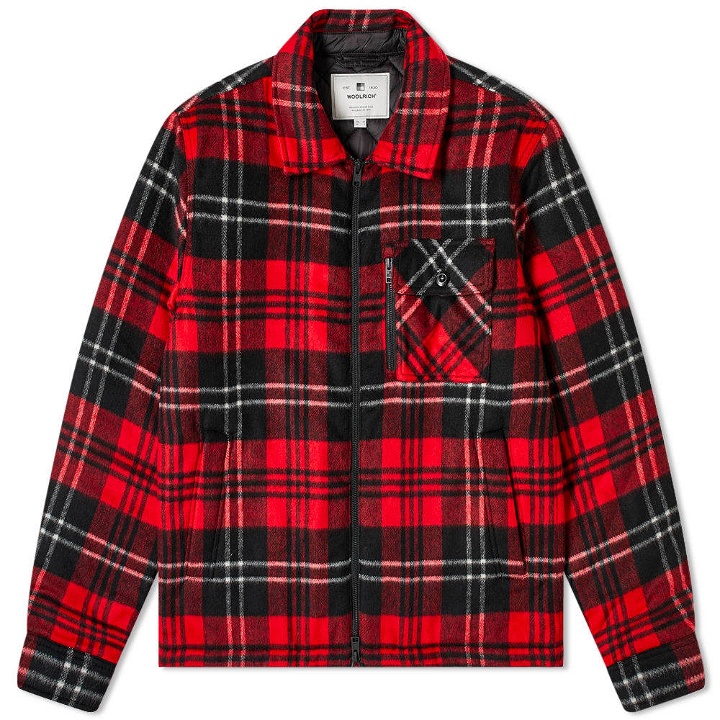 Photo: Woolrich Timber Padded Overshirt
