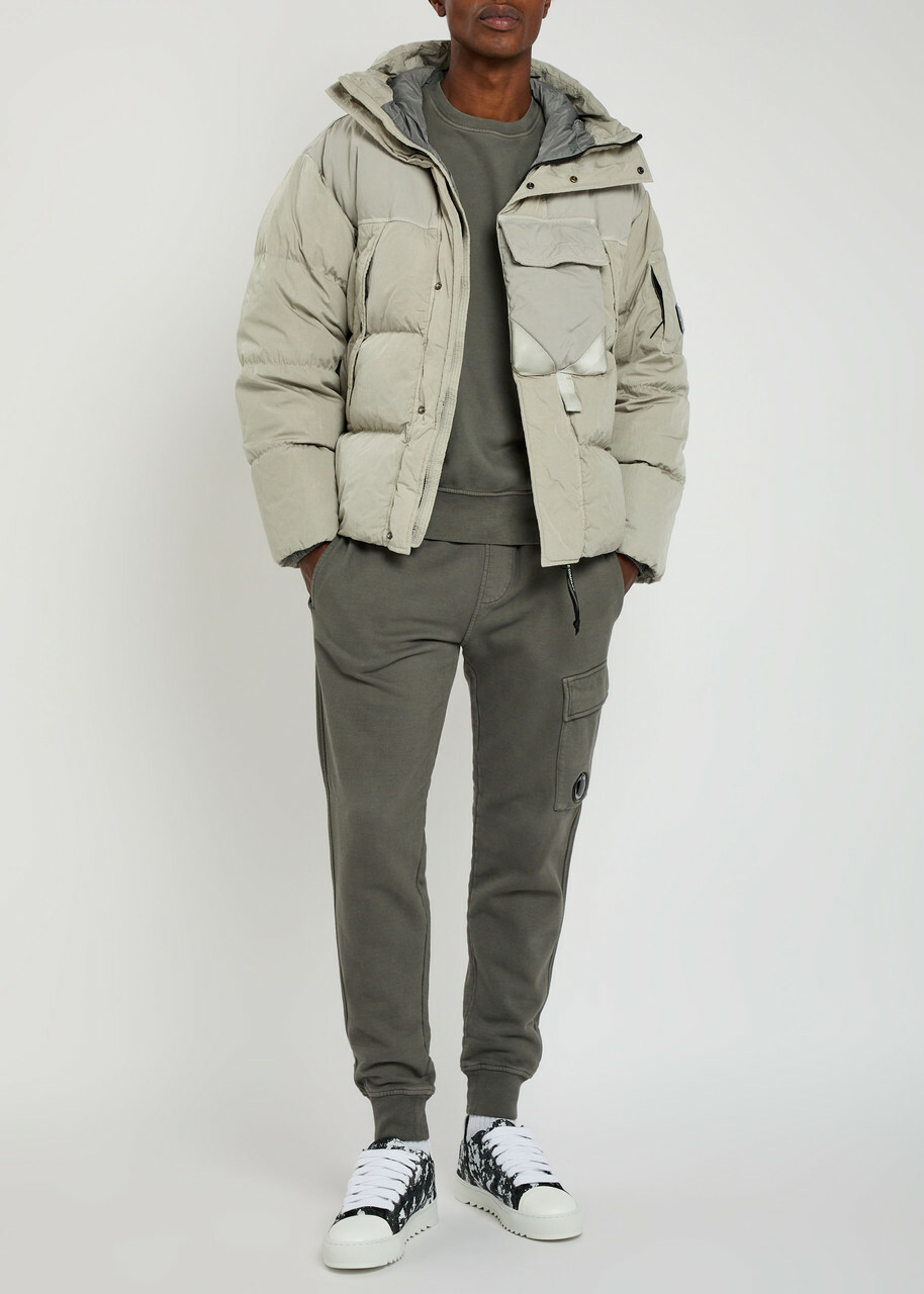 C.P. Company Lens Cotton Sweatpants Grey