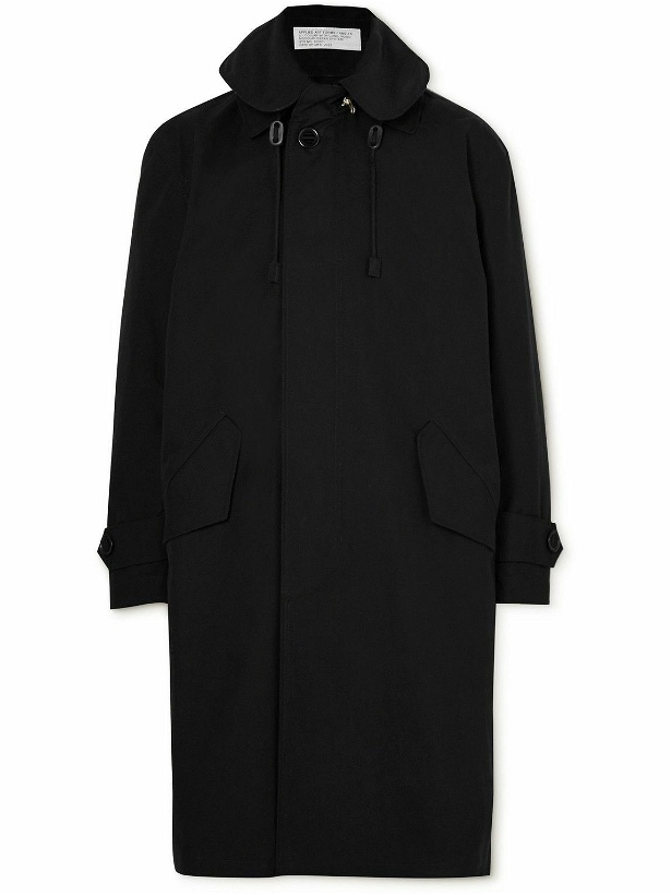 Photo: Applied Art Forms - AM2-1A Convertible Padded Cotton Hooded Parka with Detachable Liner - Black