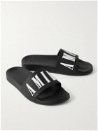 AMIRI - Logo-Embossed Rubber Slides - Black