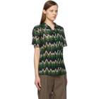 Andersson Bell Green Applique Short Sleeve Shirt