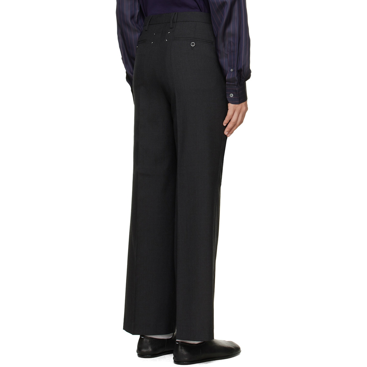 Maison Margiela Gray Regular Tailored Trousers