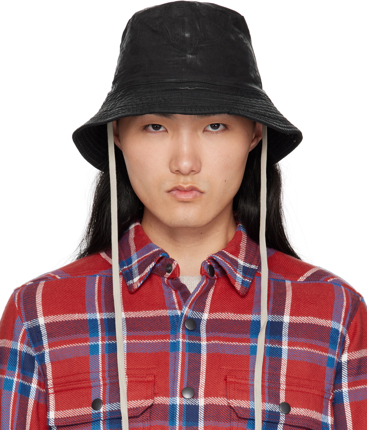 Rick Owens DRKSHDW Black Porterville Gilligan Bucket Hat