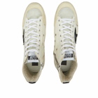 Golden Goose Men's Francy Leather Hi-Top Sneakers in White Ecru/Ice/Black