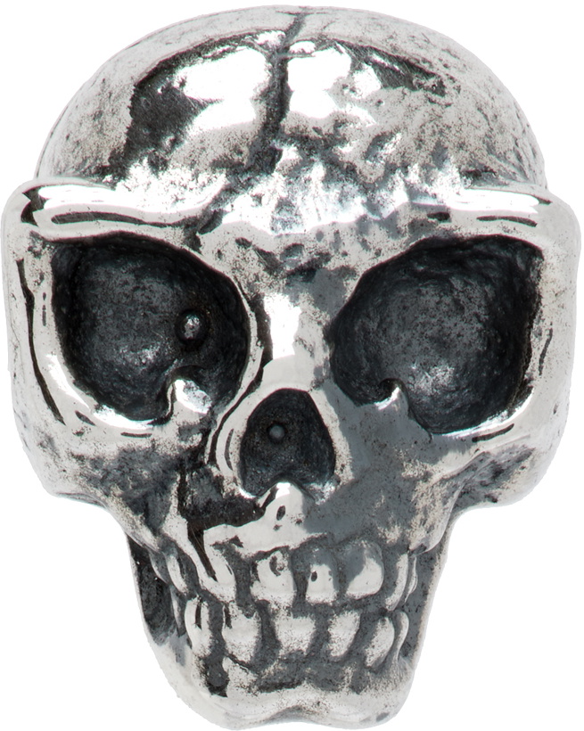 Photo: Yohji Yamamoto Silver Alien Skull Single Earring