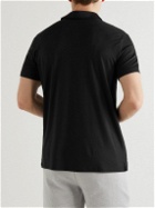 Derek Rose - Basel Stretch Micro Modal Polo Shirt - Black