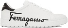 Salvatore Ferragamo White Naruto Low-Top Sneakers