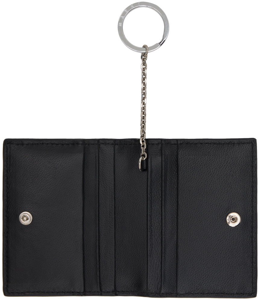 Marni Black 6 CC Card Holder