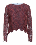 Carven Womens Top Burgundy
