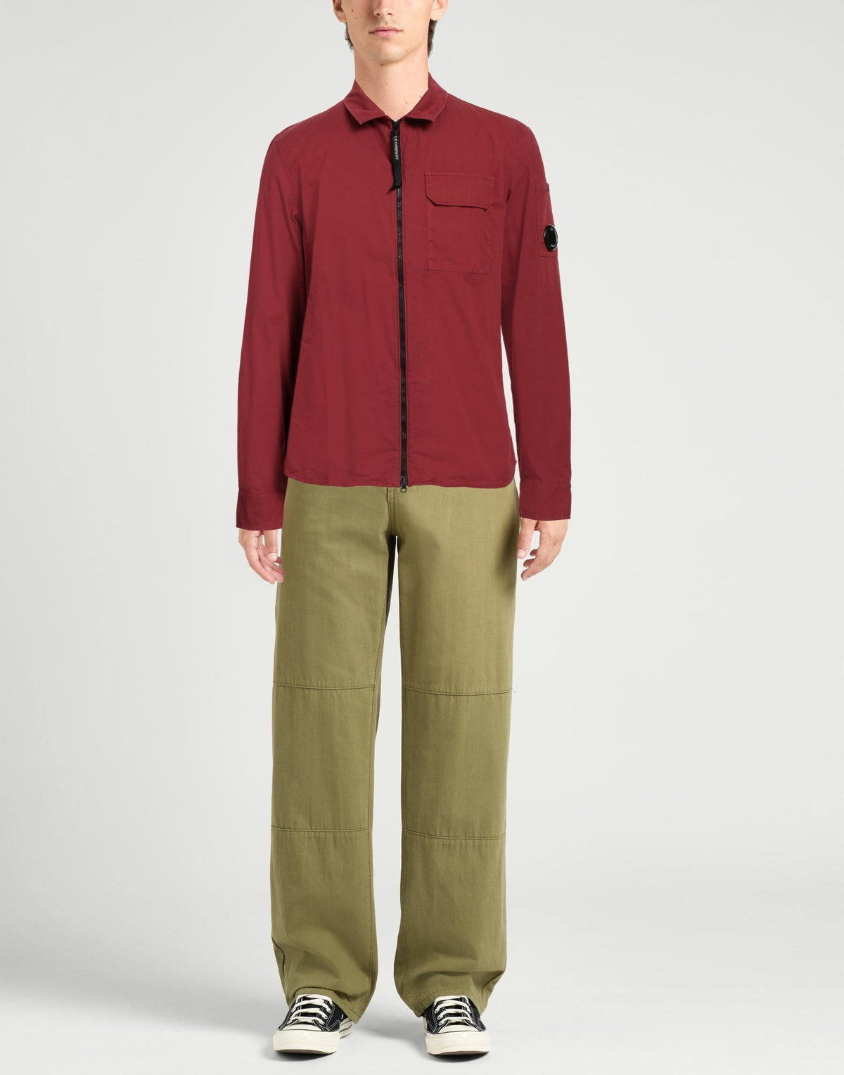C. p. Company Mens Jacket Brick