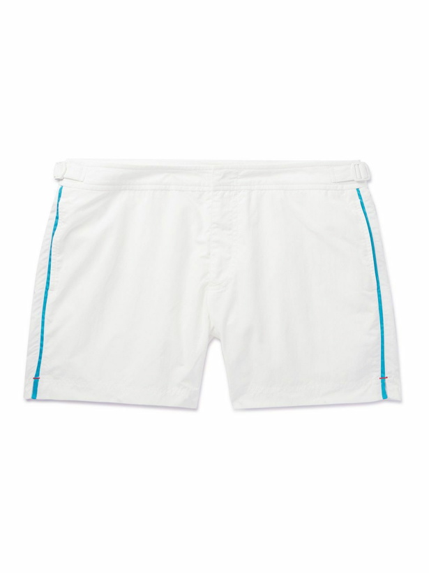 Photo: Orlebar Brown - Setter Straight-Leg Mid-Length Swim Shorts - White