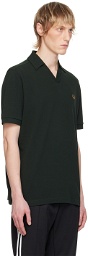 Fred Perry Green Open Placket Polo