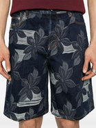 Gucci Floral-Jacquard Denim Shorts