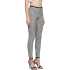 Brock Collection Black and White Gingham Maglia Leggings