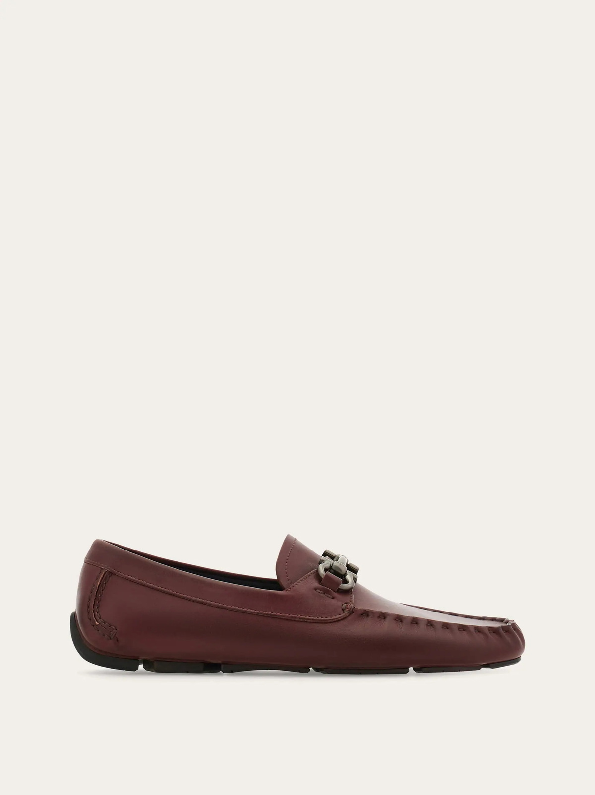 Ferragamo Mens Gancini ornament driver in Red
