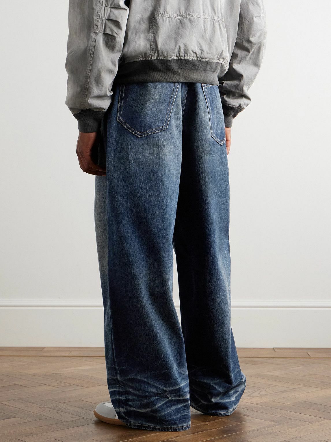 Acne Studios - 2023M Wide-Leg Organic Jeans - Blue Acne Studios