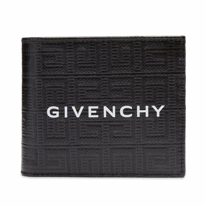 Photo: Givenchy Men's Embossed Logo Billfold Wallet in Black