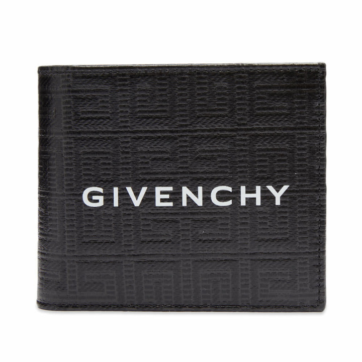 Photo: Givenchy Men's Embossed Logo Billfold Wallet in Black