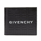 Givenchy Men's Embossed Logo Billfold Wallet in Black