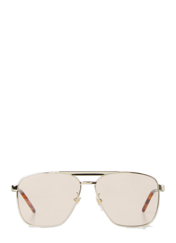 Photo: Navigator Frame Sunglasses in Gold