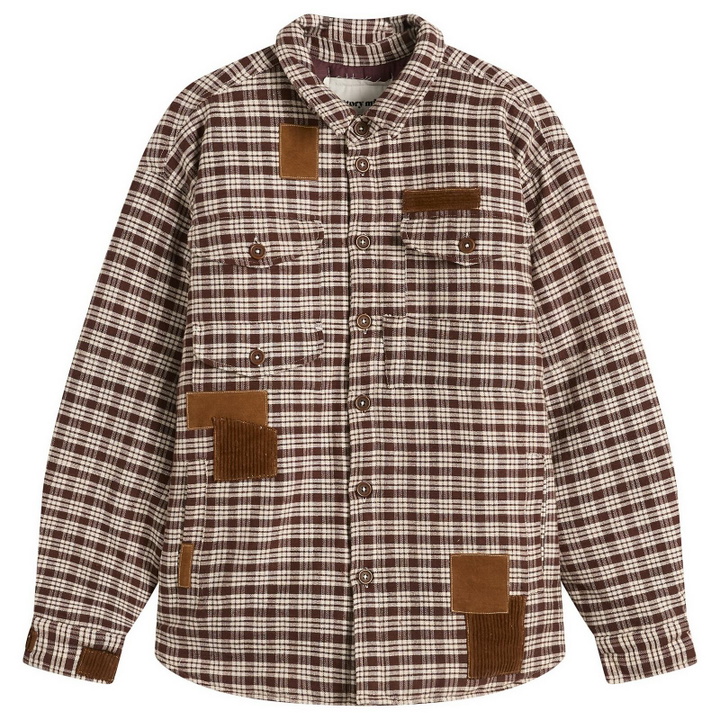 Photo: Story mfg. Men's Harvest Padded Overshirt in Scarecrow Puffy