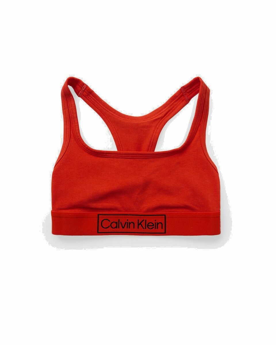 Photo: Calvin Klein Underwear Wmns Unlined Bralette Red - Womens - (Sports ) Bras
