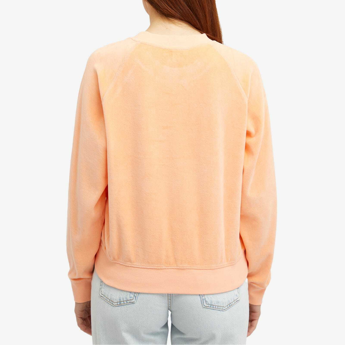 ★Sporty & Rich★ Crest Crew Neck Blush Sweatshirt Orange CR Crest Crewneck - Blush – Sporty & Rich
