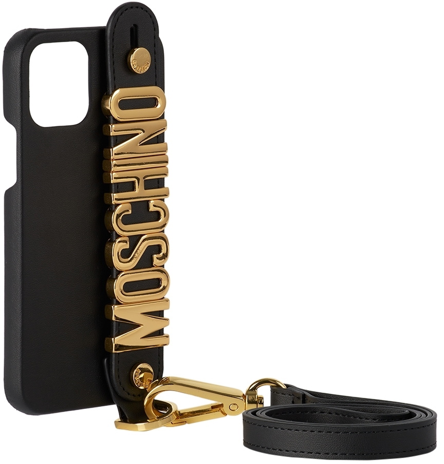 Moschino Black iPhone 12 Pro Case Moschino