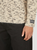 Spotted Sweater in Beige