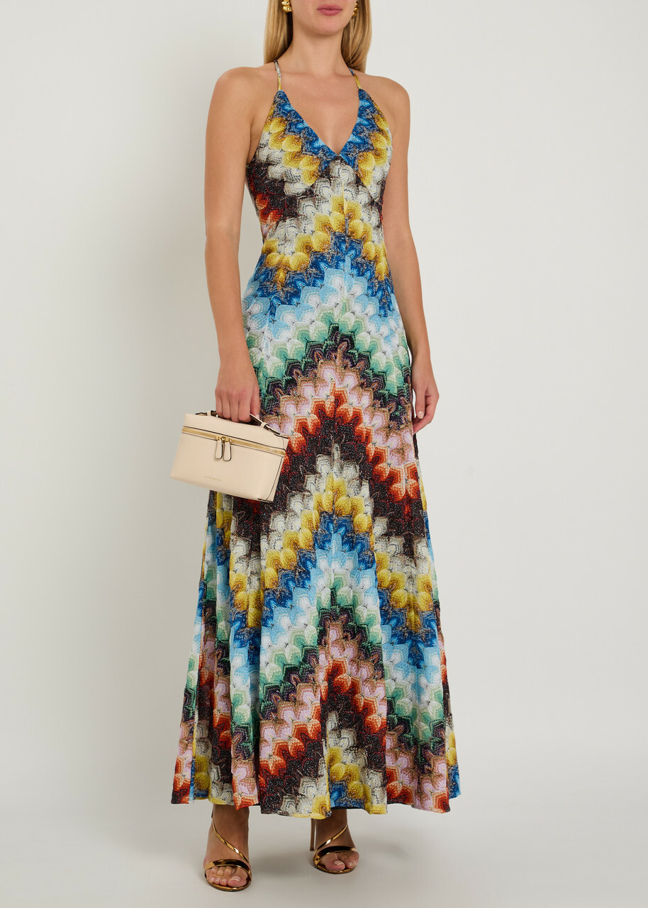 Missoni Patterned Lace Maxi Dress Multicoloured