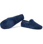 Thom Sweeney - Suede Slippers - Blue