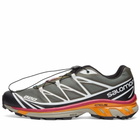 Salomon XT-6 Sneakers in Beluga/Black/Russet Orange