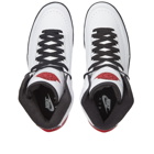Air Jordan Men's 2 Retro W Sneakers in White/Varsity Red