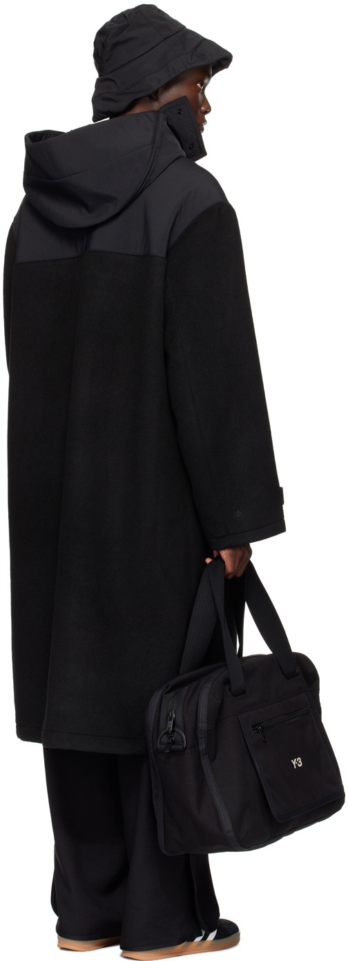 Y-3 Black Paneled Coat