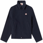 Danton Men's Wool Zip Jacket in Navy