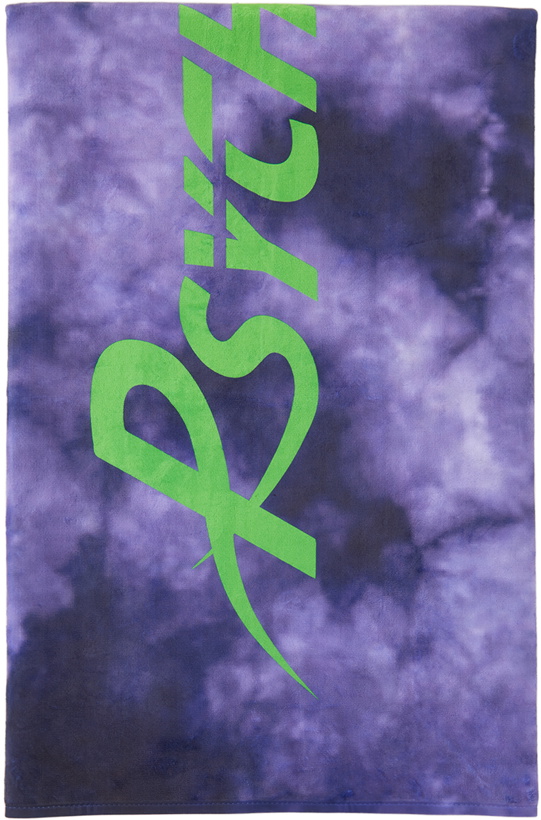 Photo: Psychworld SSENSE Exclusive Purple Logo Beach Towel
