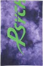 Psychworld SSENSE Exclusive Purple Logo Beach Towel