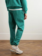 Les Tien - Tapered Garment-Dyed Cotton-Jersey Sweatpants - Green