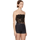 Dolce and Gabbana Black Lace Bustier