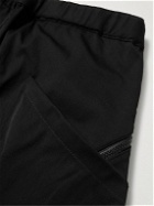 Comfy Outdoor Garment - Slim-Fit Tapered Belted Shell Trousers - Black