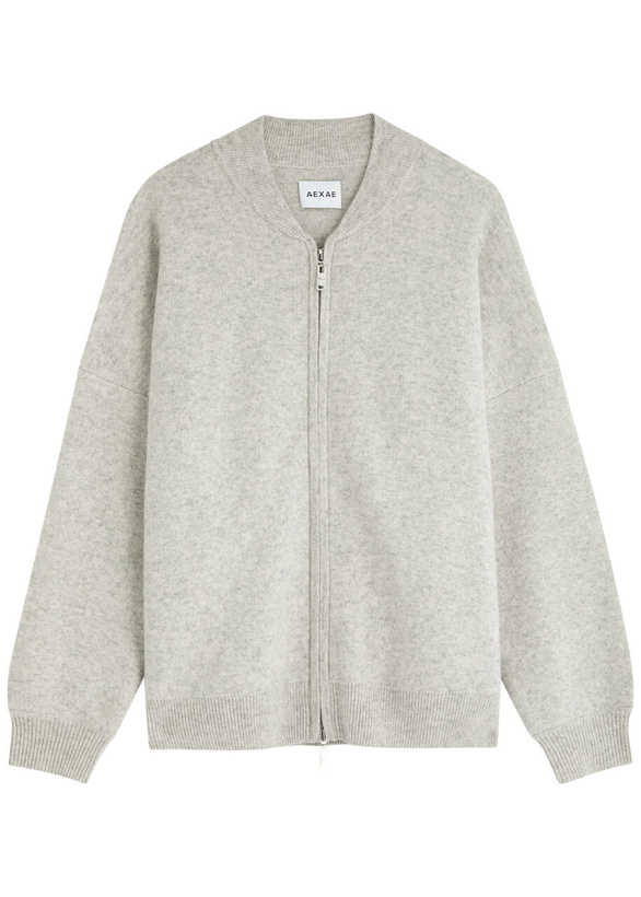 Photo: Aexae Cashmere-blend Cardigan Grey