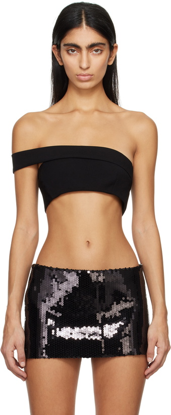 Photo: Mônot Black Asymmetric Top