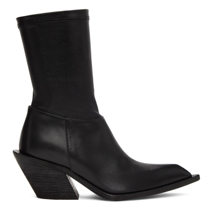 Photo: Haider Ackermann Black Chunky Low Boots