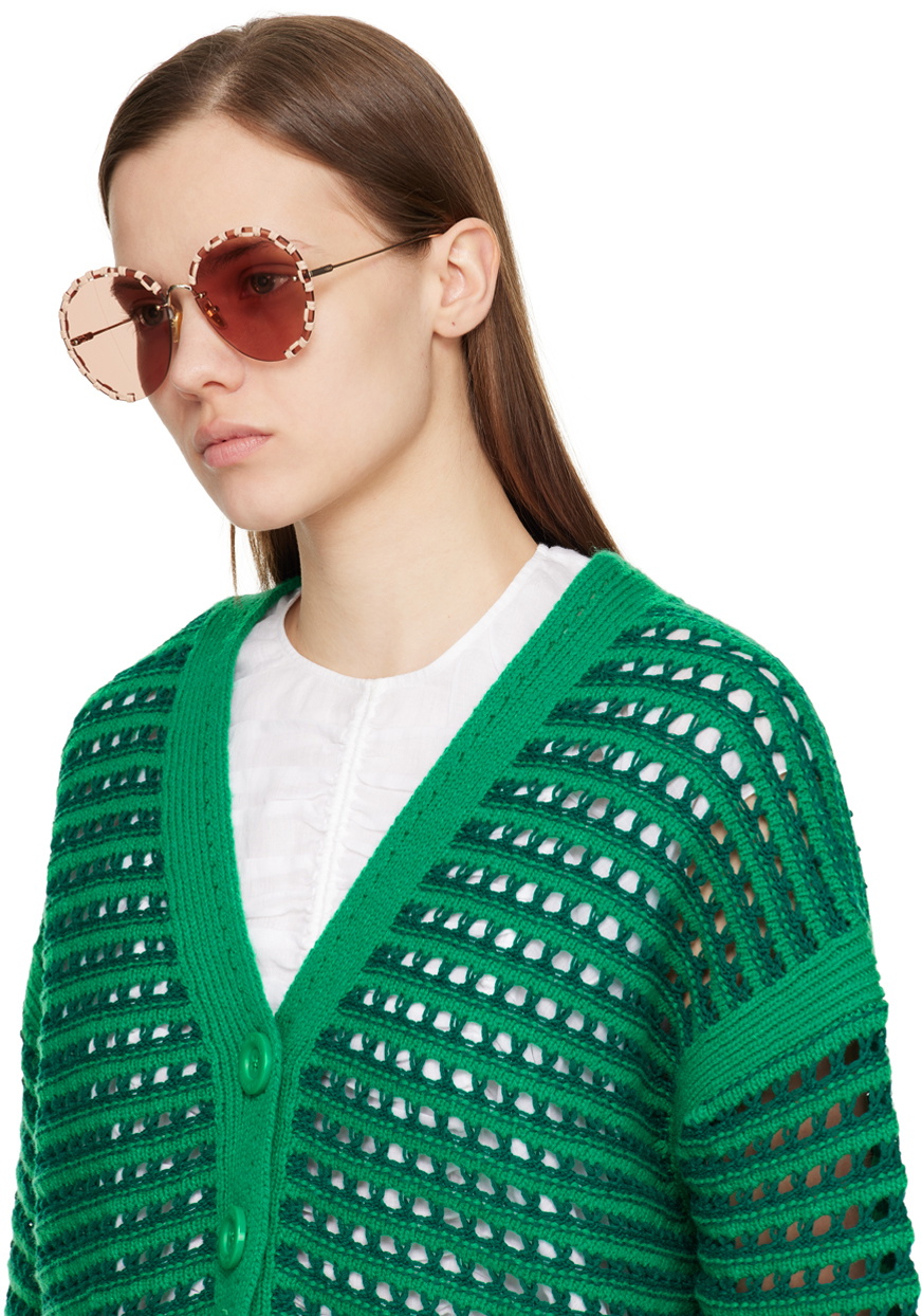 Chloé Gold Braided Sunglasses
