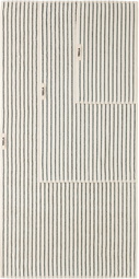 Tekla Off-White Striped Terry Towel Set