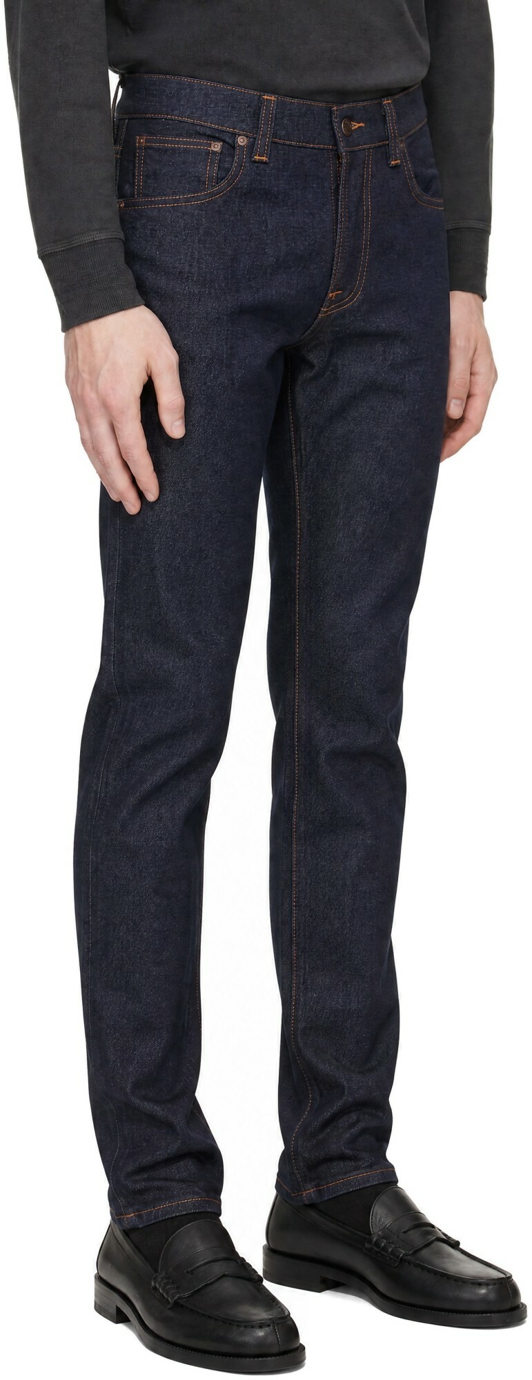 Nudie Jeans Navy Lean Dean Jeans